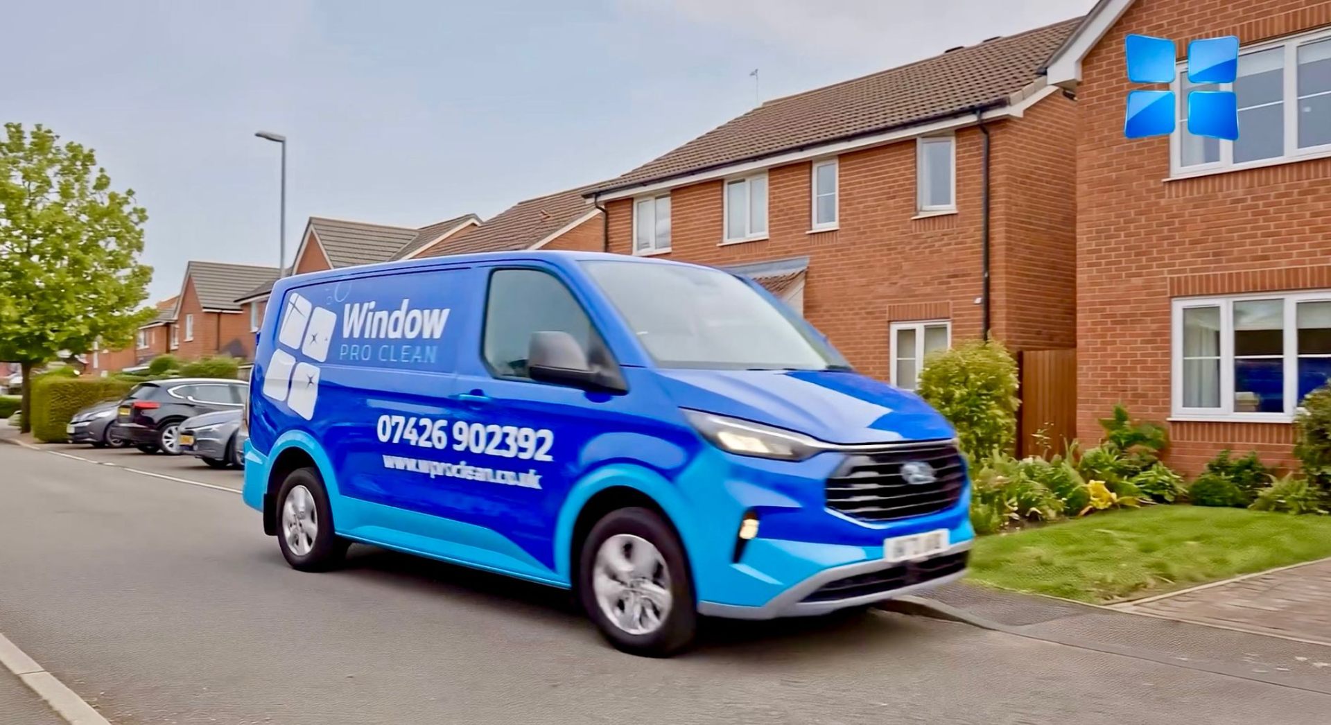 Window Pro Clean van servicing Milton Keynes residential streets
